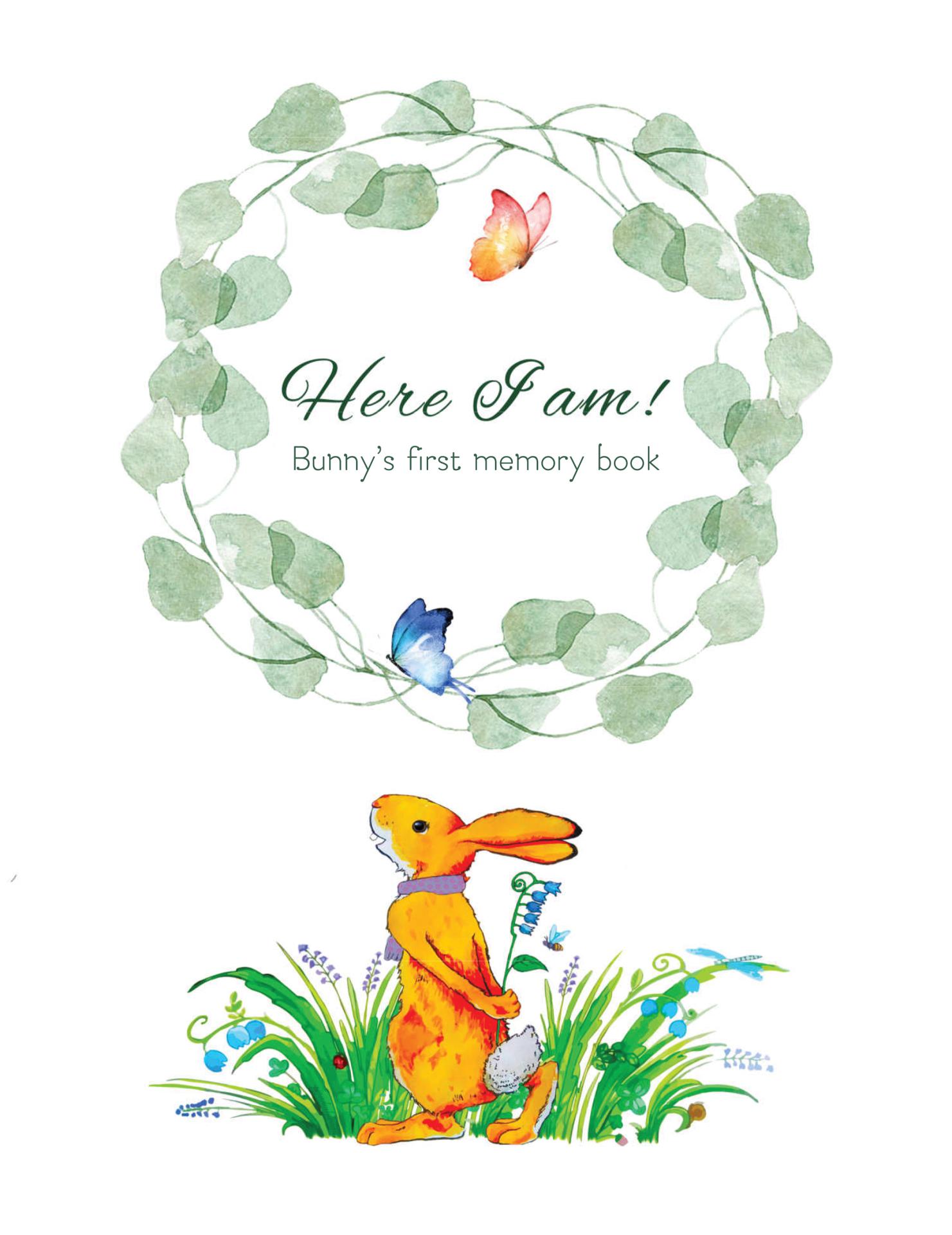 Here I am - Bunny's First Memory Book by Tammy Lempert