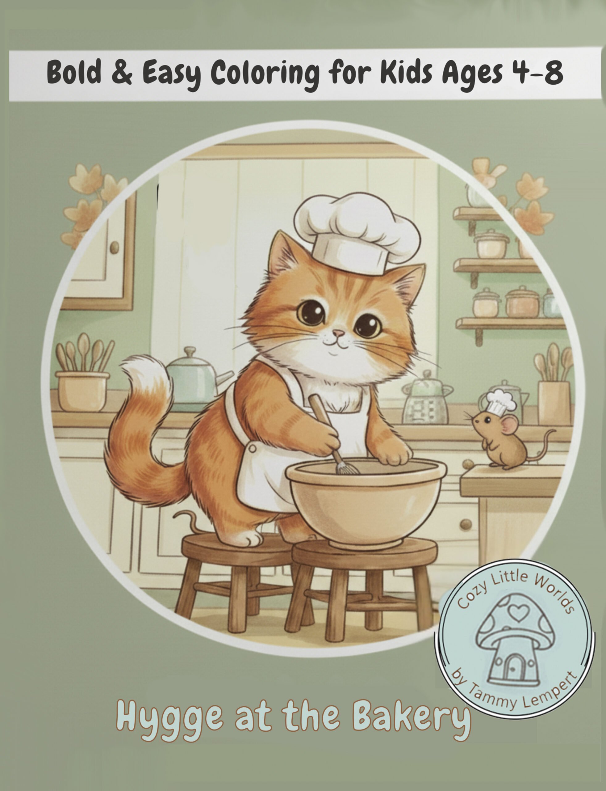 Hygge at the bakery Hygge at the Bakery: A Bold & Easy Coloring Adventure for Kids Ages 4-8